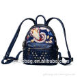 Fashion Style Pu Leather Softback Backpacks with beautiful Design for Women